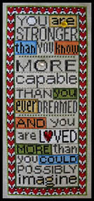 You are Loved w/charms